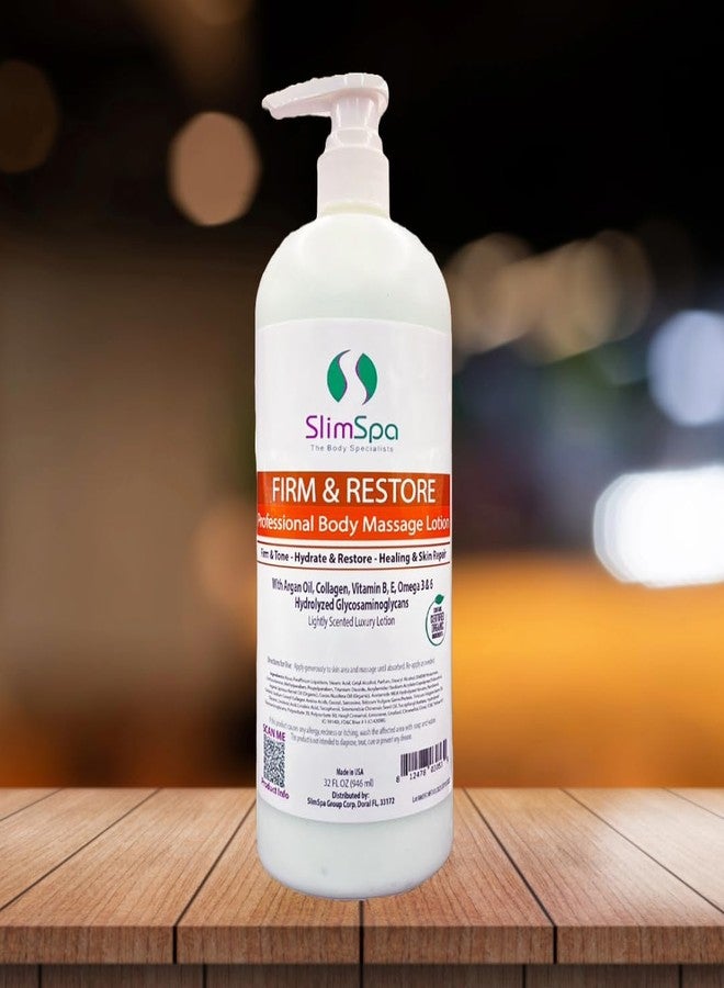 slimspa FIRM & RESTORE Professional Body Massage Lotion 32 oz. - Image 2